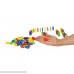 Home-X Bulk Dominoes Plastic Mixed Colors 100pcs | Creative Design Building and Toppling Fun B07F4FHD6K